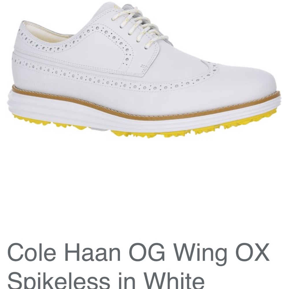New upper leather Cole Haan white size women’s 10.5